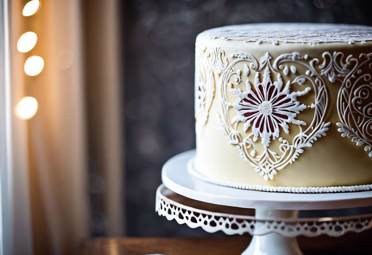 Maîtriser la technique du pochoir sur gâteau