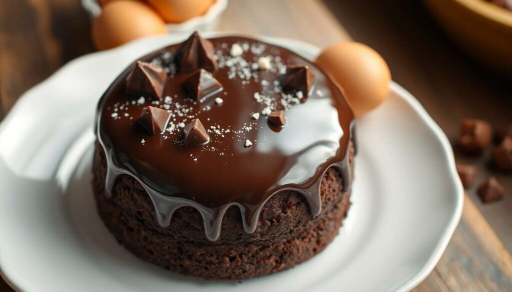 Recette de glaçage miroir au chocolat noir