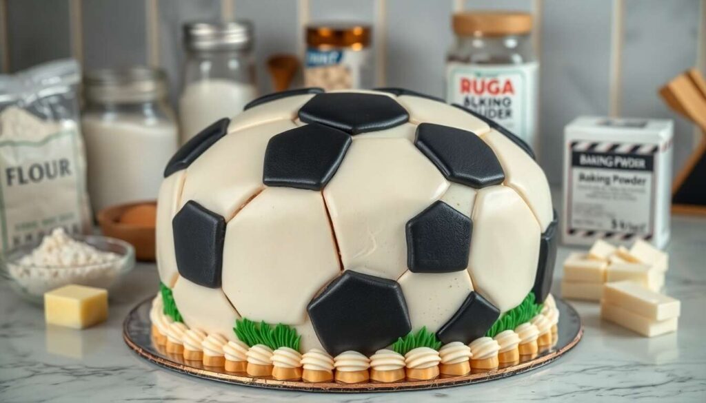 Recette de gâteau ballon de foot : réalisation facile et créative