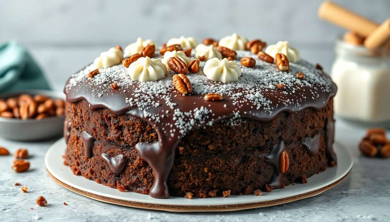 Recette gâteau ballon de foot chocolat praliné vanille