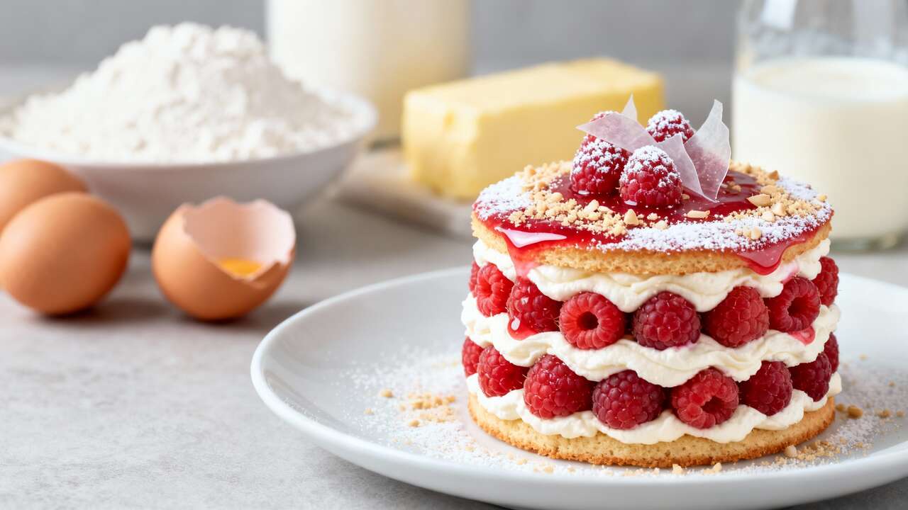 Framboisier de Christophe Michalak : recette gourmande