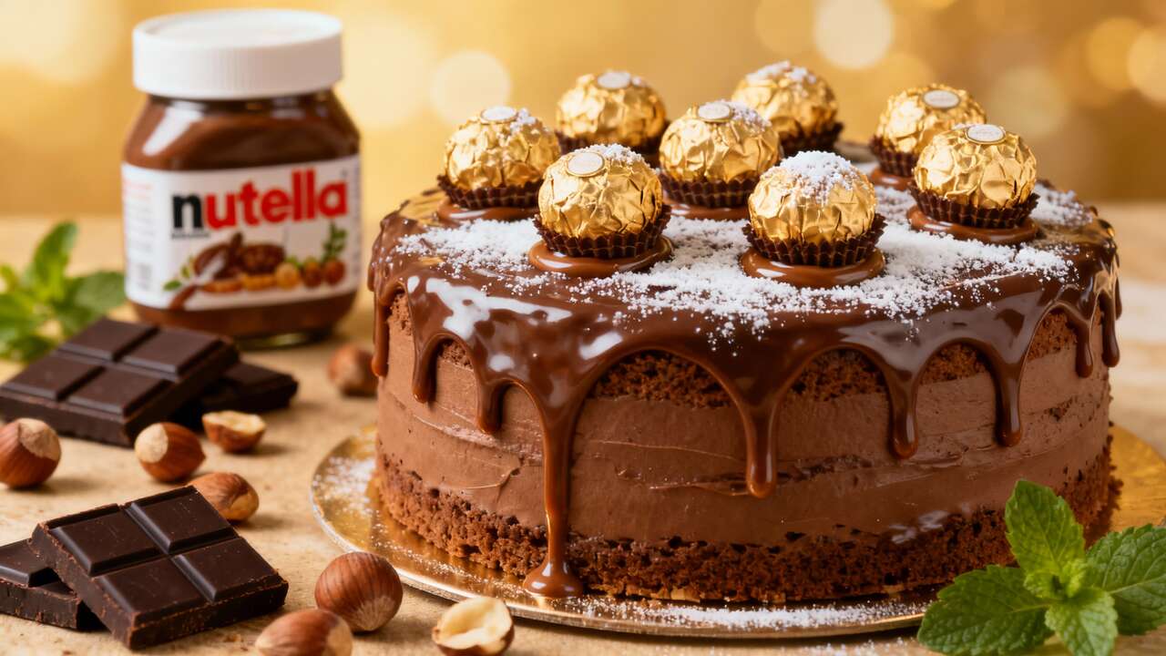 Gâteau Ferrero Rocher au Nutella : recette d'anniversaire irrésistible
