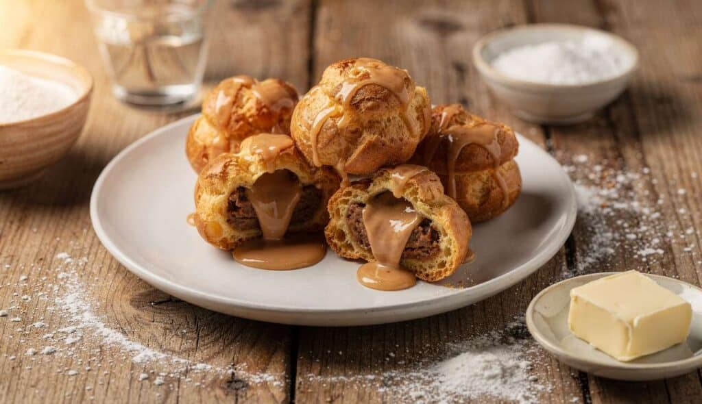 Recette des petits choux rochers au praliné : un délice à découvrir