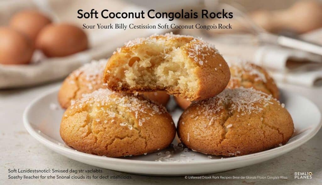 Recette de rochers coco congolais moelleux