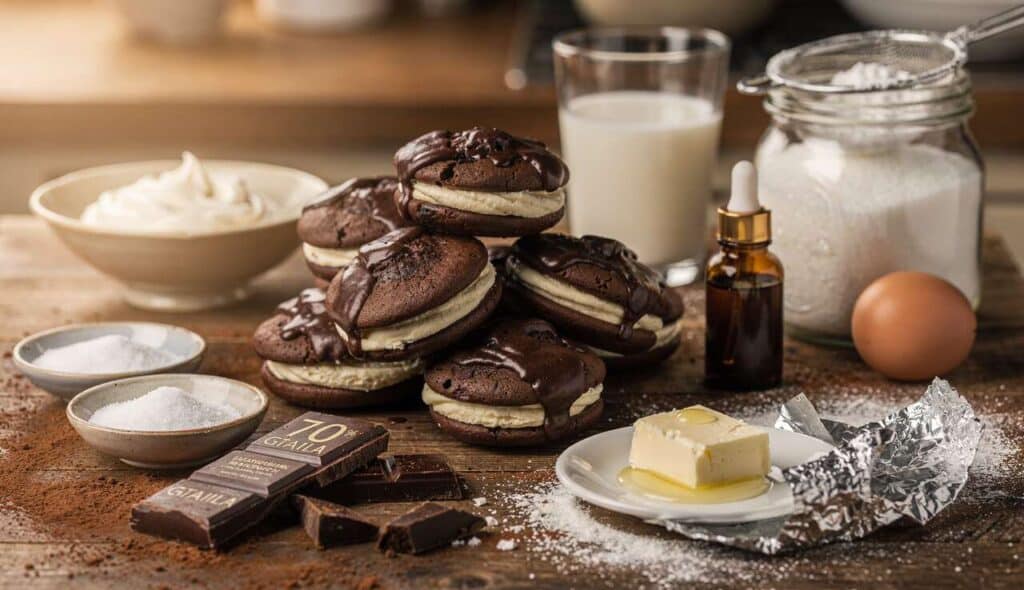 Recette de Whoopies au Chocolat : douceur Gourmande