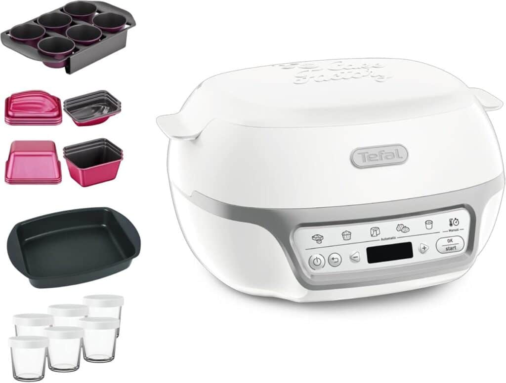 Test : tefal Cake Factory Délices Silver Maxi pack, machine à gâteaux intelligente