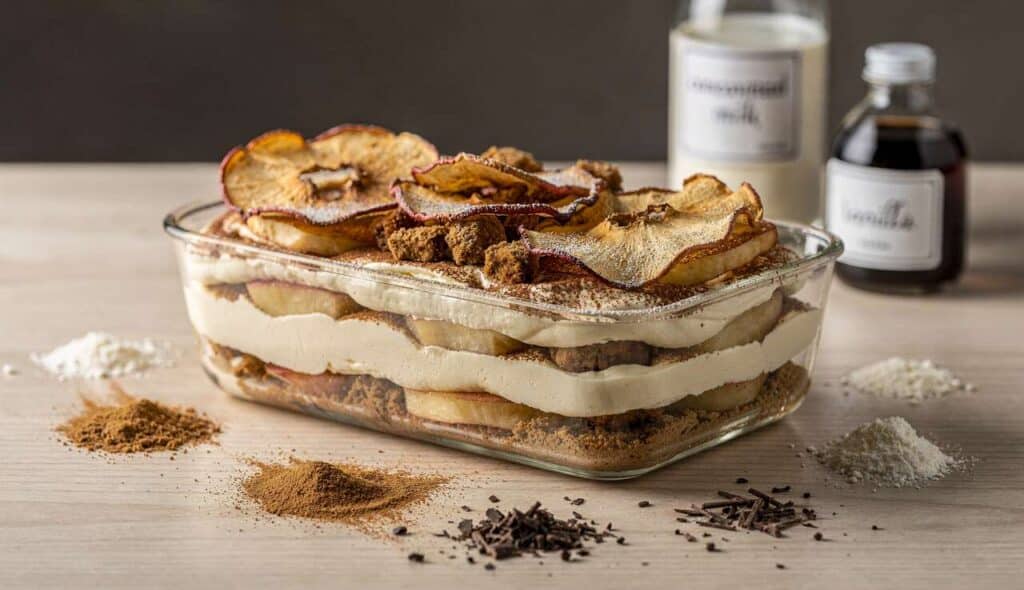 Tiramisu pommes et spéculoos : recette gourmande