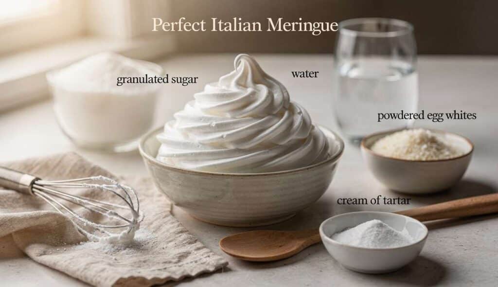 Recette de la meringue italienne parfaite