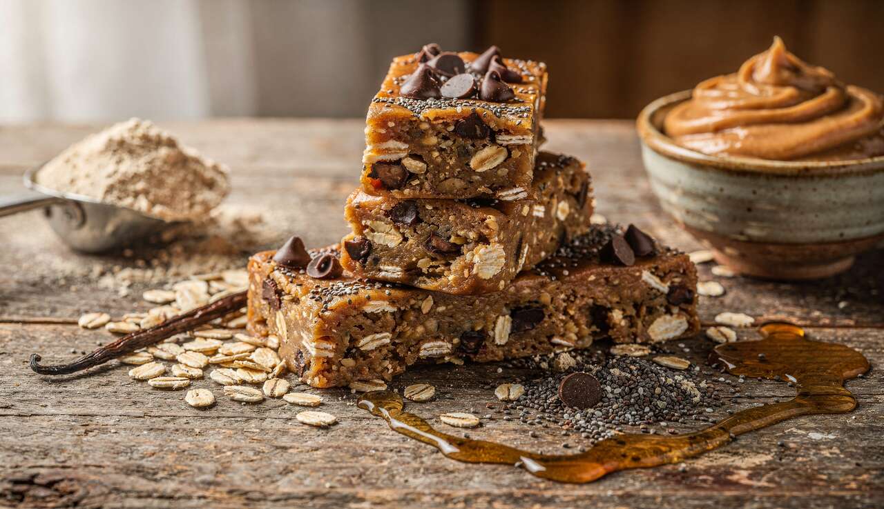 Barres protéinées vegan sans cuisson : recette simple et rapide