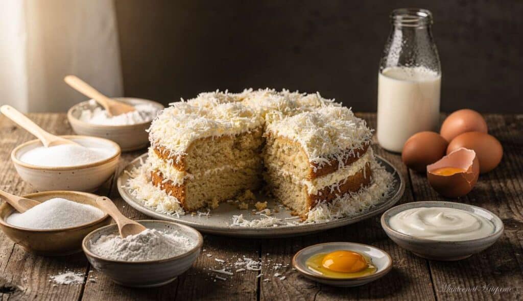 Moelleux à la noix de coco : recette facile et savoureuse