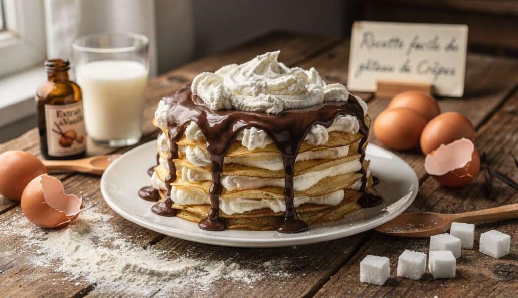 Recette facile du gâteau de crêpes