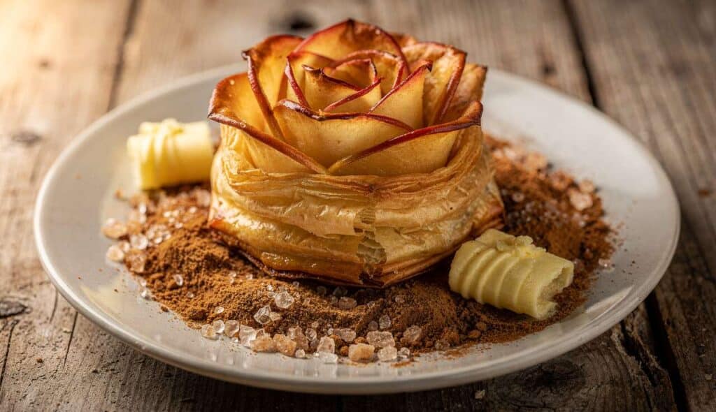 Recette : apple Rose au Spéculoos