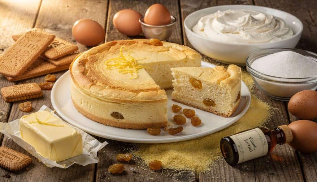 Sernik : gâteau au fromage blanc polonais traditionnel