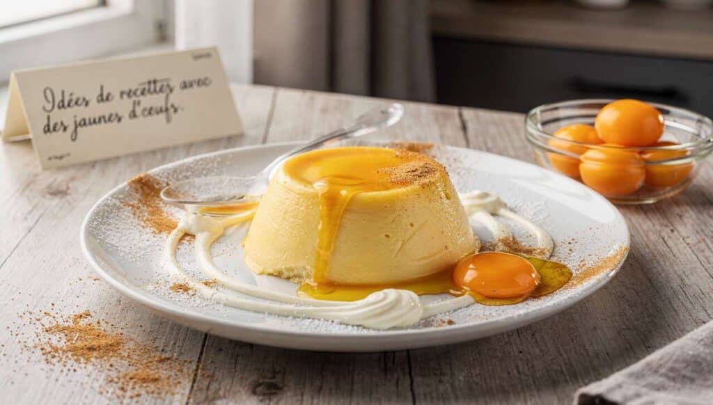 Idées de recettes avec des jaunes d'œufs