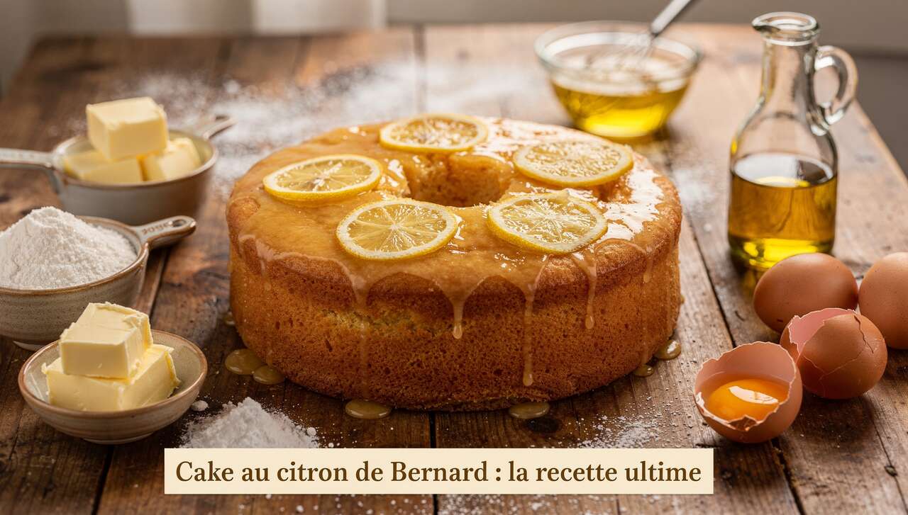 Cake au citron de Bernard : la recette ultime