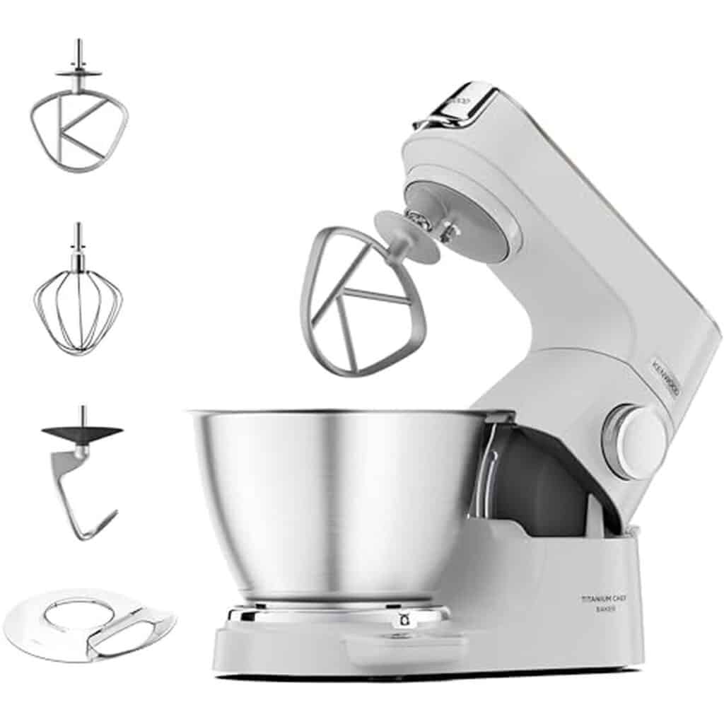 Test du Kenwood Titanium Chef Baker KVC65.001WH : puissance et précision en pâtisserie