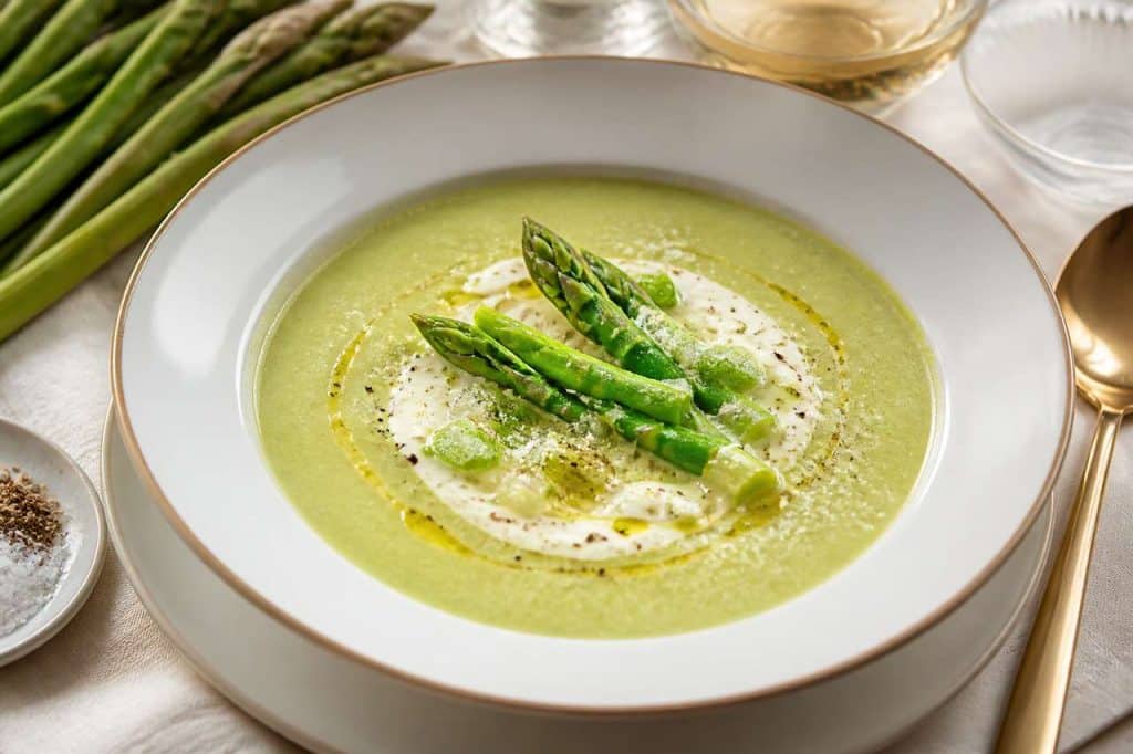 Velouté d'asperges : recette printanière