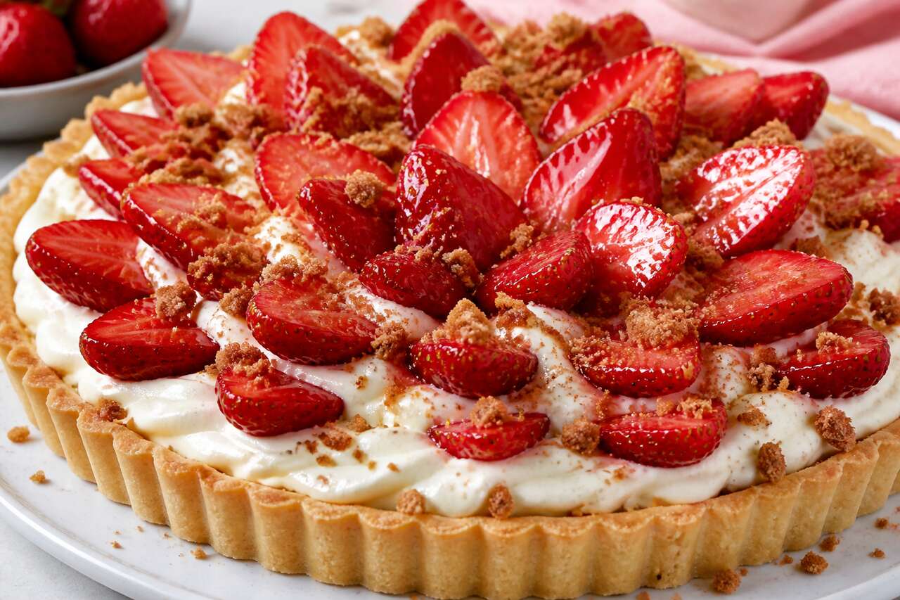 Tarte aux fraises sans cuisson : recette facile et rapide
