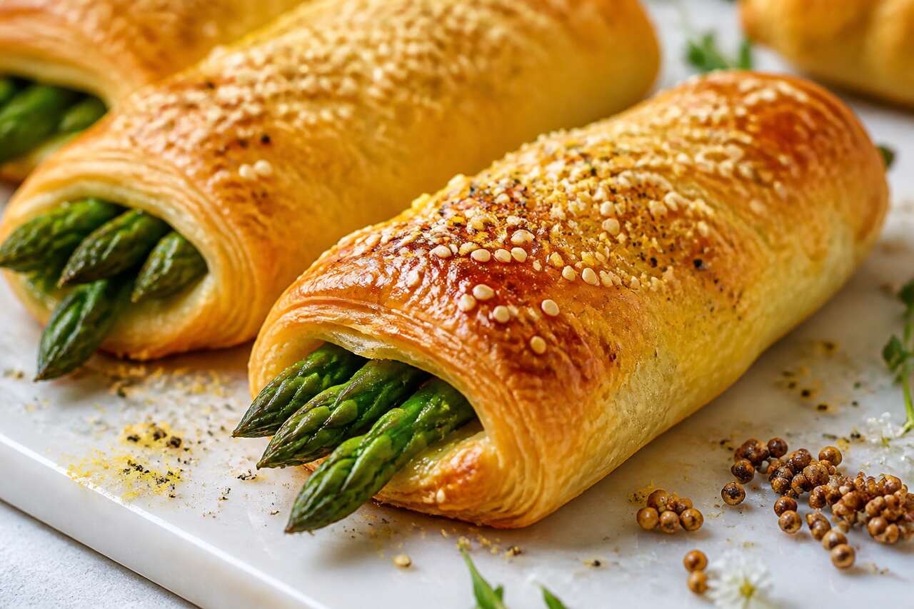 Feuilletés d'asperges : recette facile et savoureuse