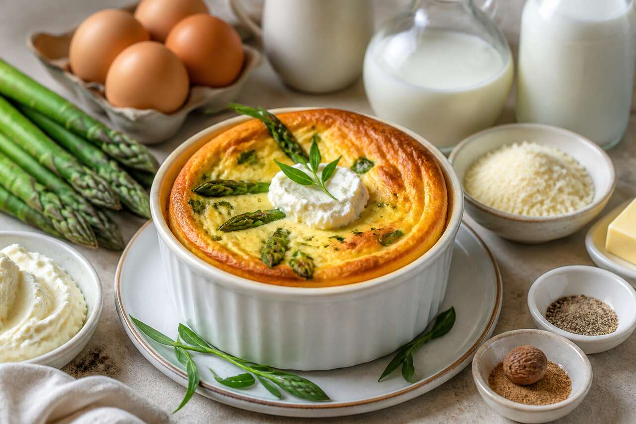 Flan aux asperges : recette facile et délicieuse