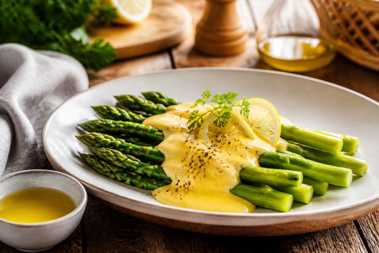 Asperges sauce mousseline : recette savoureuse et facile
