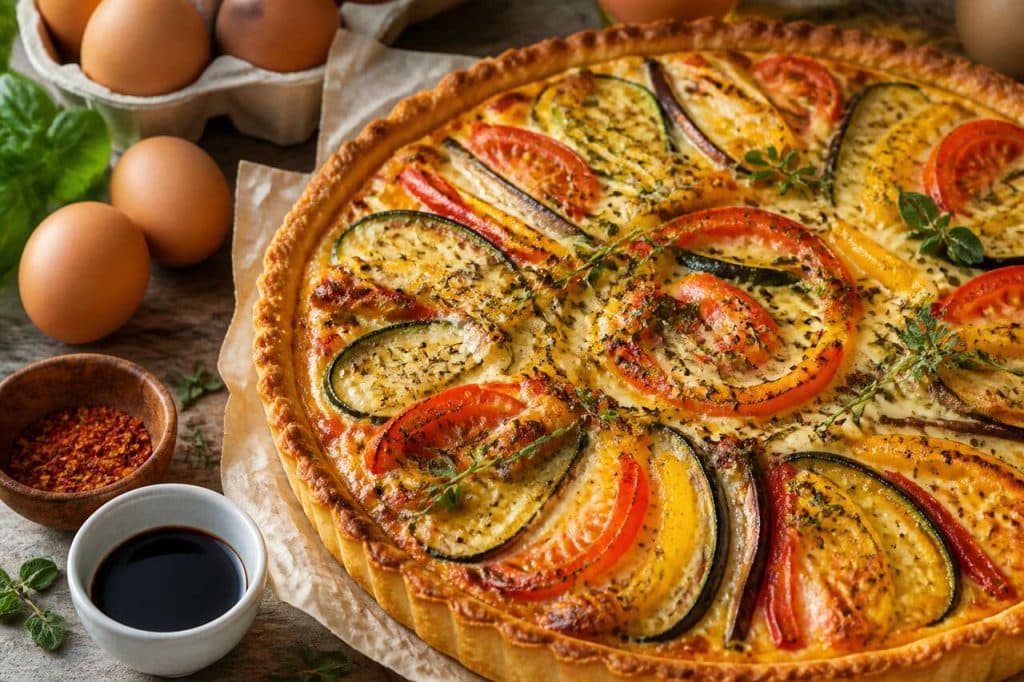 Recette de tarte aux légumes de juin : facile et savoureuse