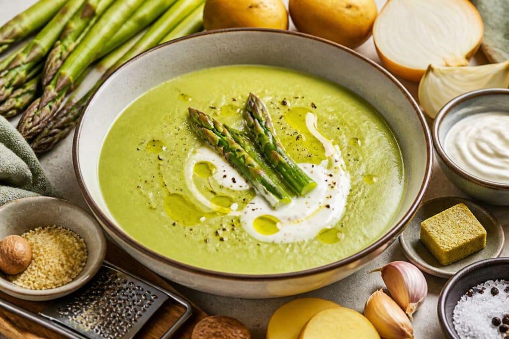 Velouté d'asperges au Monsieur Cuisine Connect : recette facile