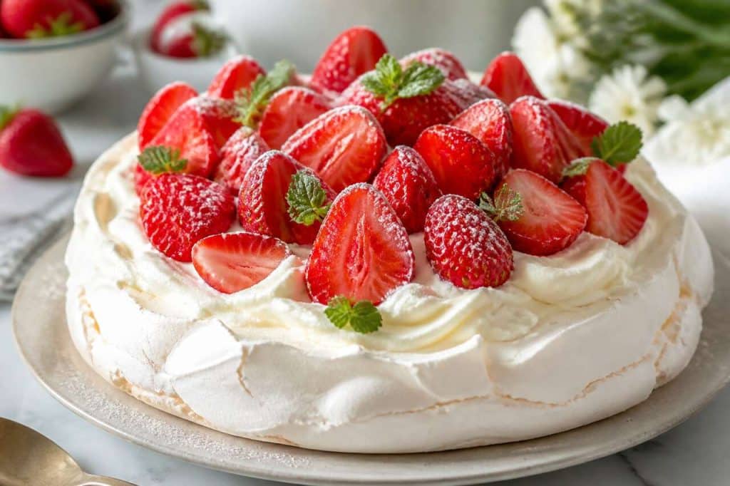 Recette de pavlova aux fraises : le délice fruité à découvrir