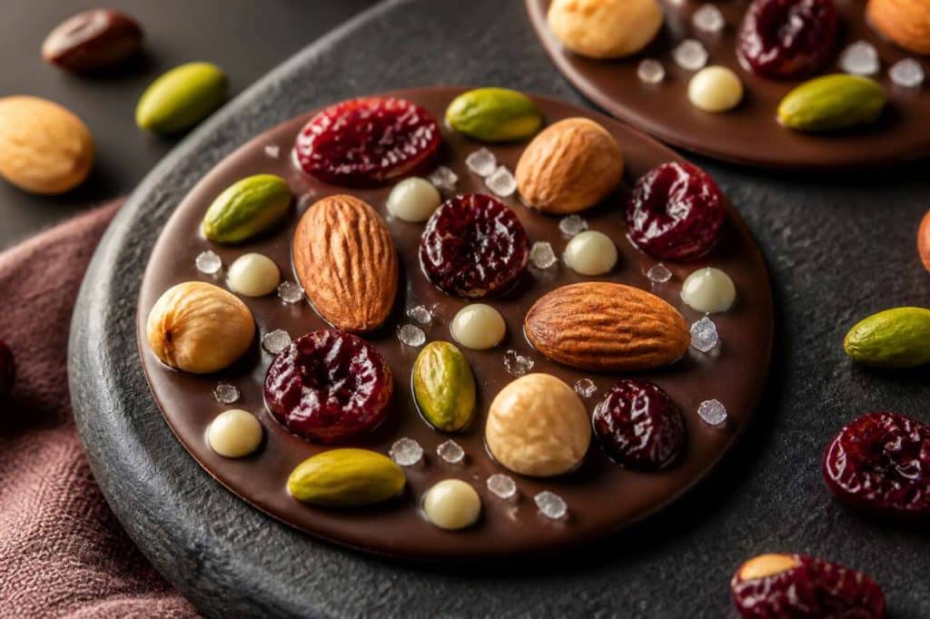 Mendiant aux cerises : recette facile et gourmande