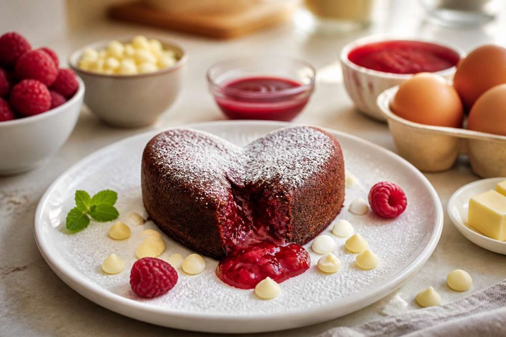 Cœur coulant aux fruits rouges : recette délicieuse et facile