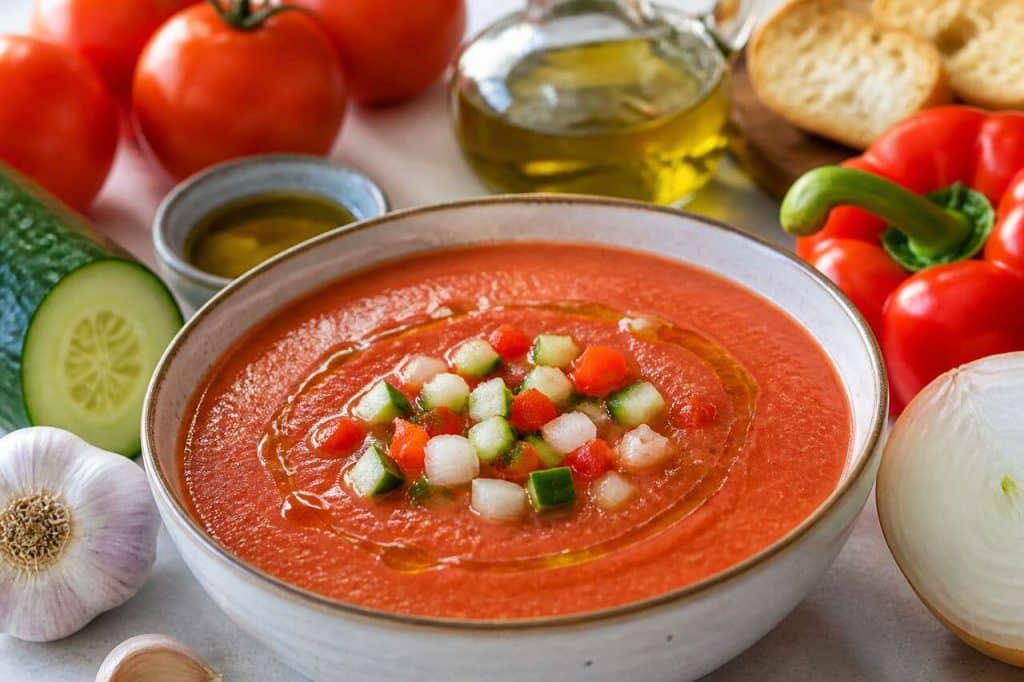Recette : le meilleur gaspacho à la tomate