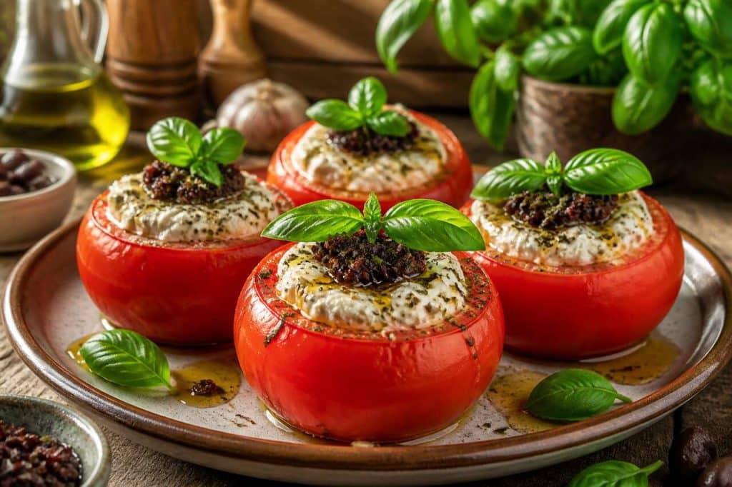 Tomates farcies au fromage blanc : recette gourmande et légère