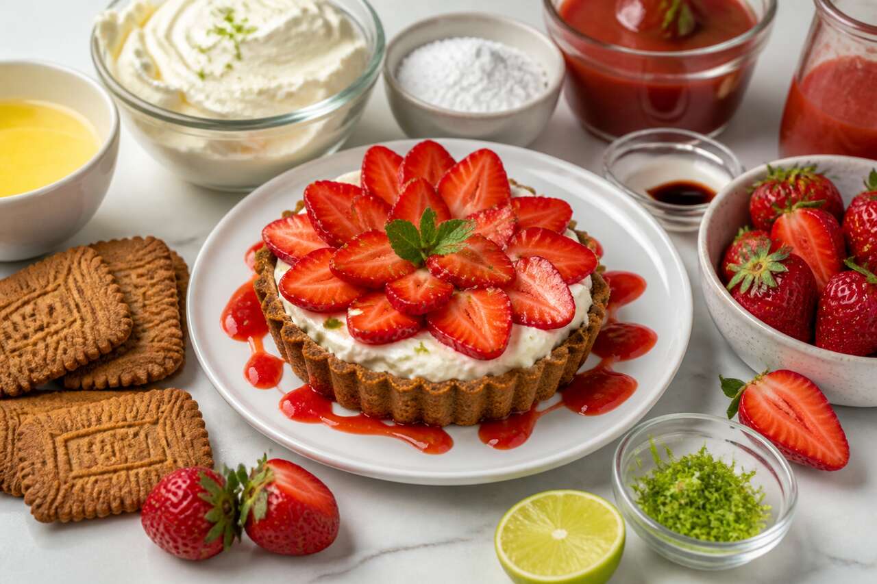 Tartelette aux fraises sans cuisson Tupperware : recette facile et rapide