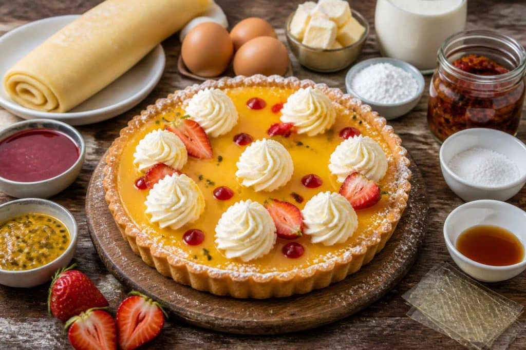 Tarte fraise tomate passion : recette inédite et savoureuse