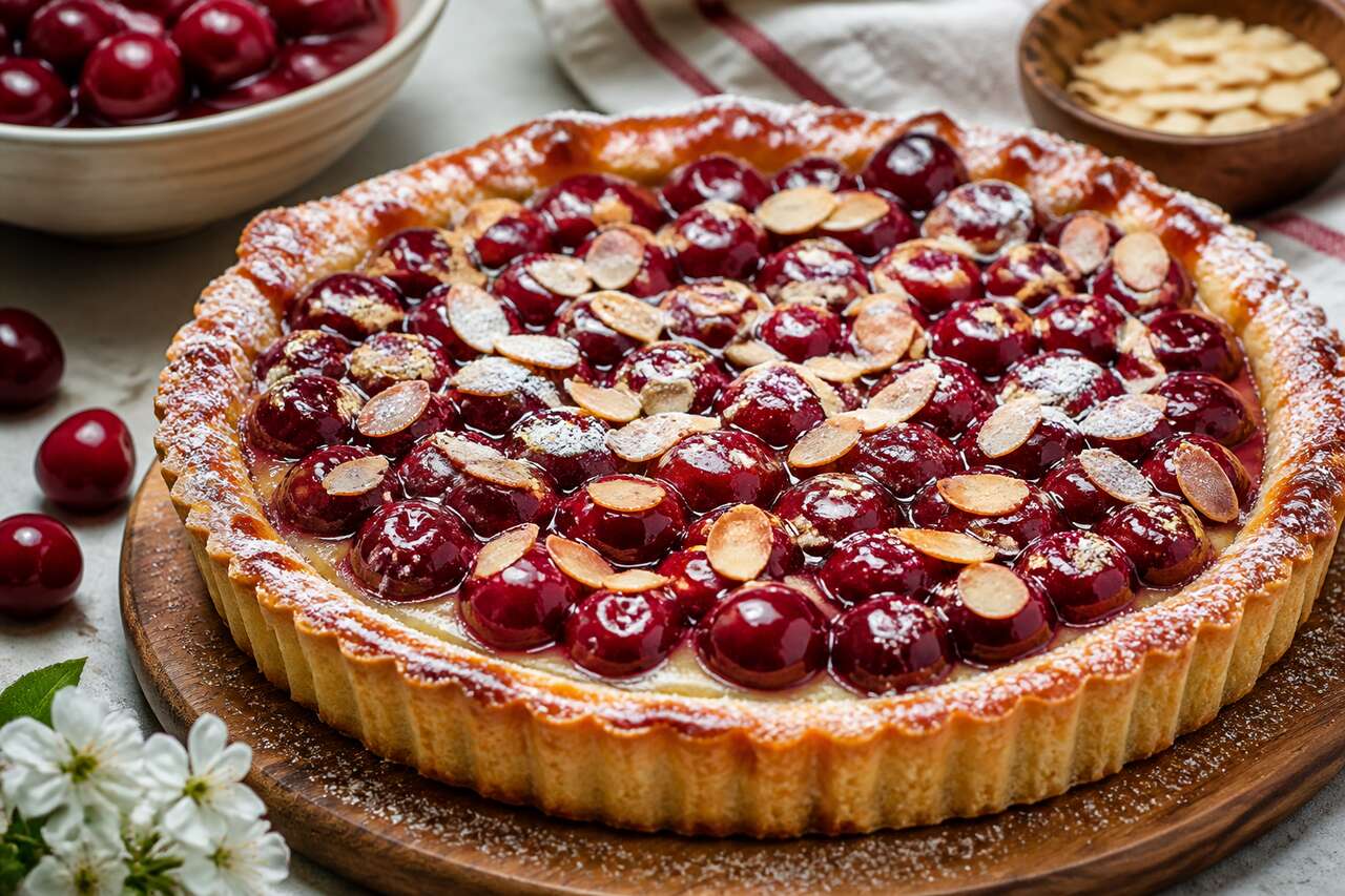 Tarte aux cerises : recette rapide et simple