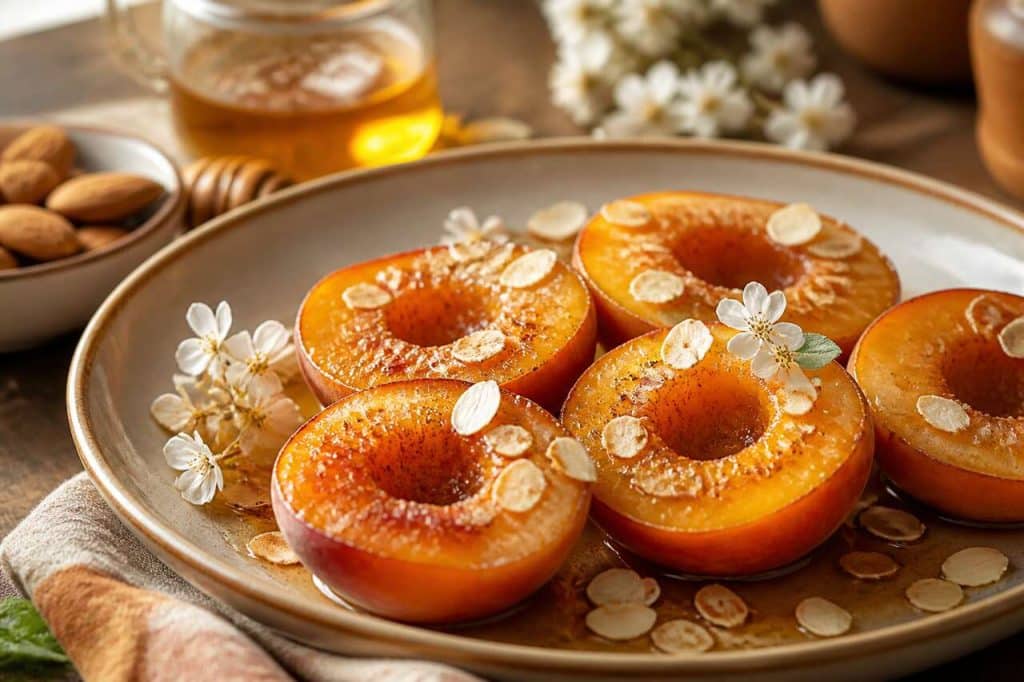 Pêches au miel : recette gourmande et facile