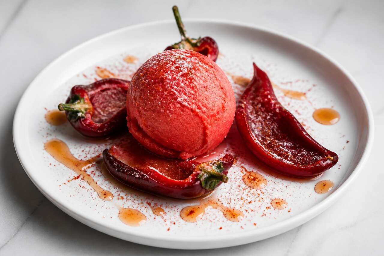 Sorbet de poivrons rouges : recette facile et rafraîchissante