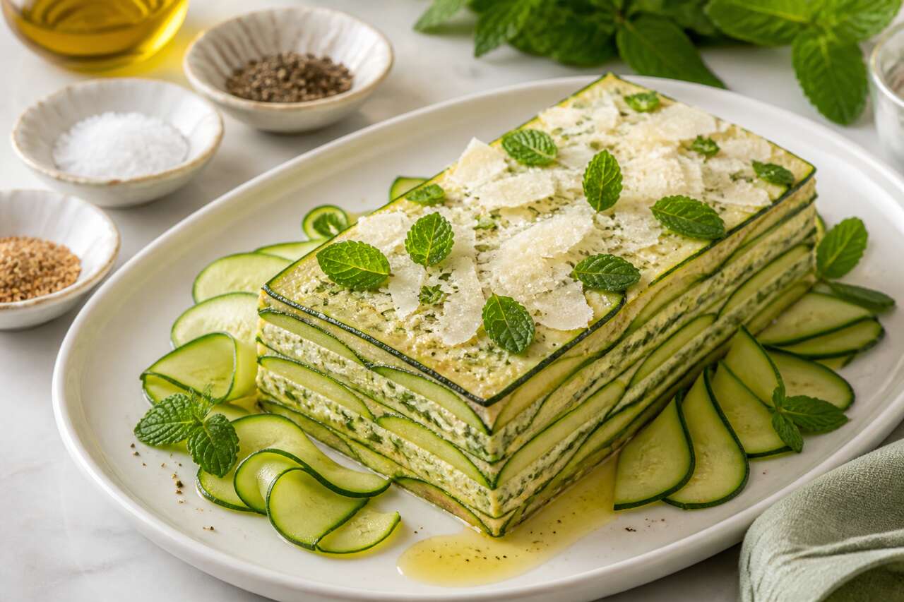 Terrine de courgettes à la menthe : recette facile et fraîche