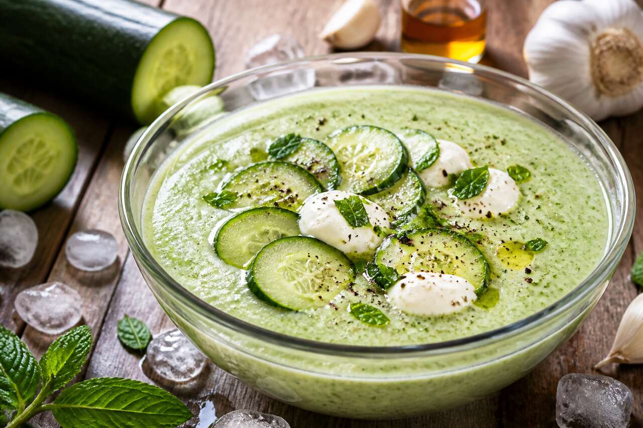 Gaspacho de concombre au Cook Expert : recette rapide et rafraîchissante