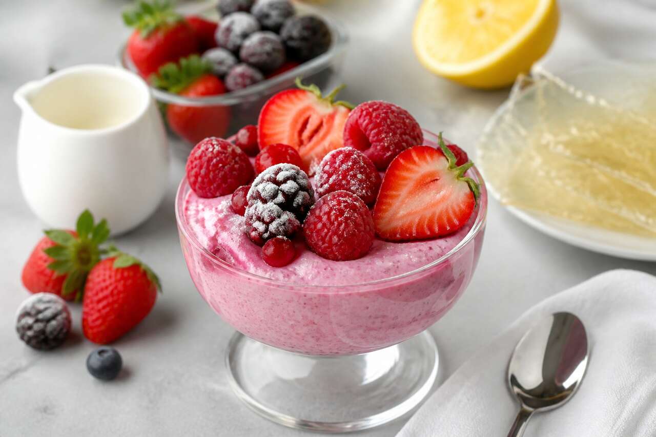Mousse aux fruits rouges : la recette facile et gourmande