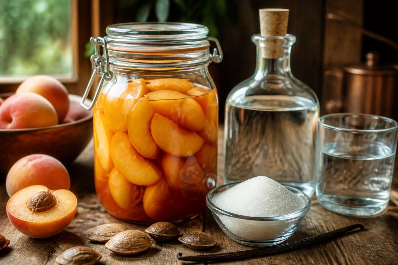 Recette maison : liqueur de pêche facile à réaliser