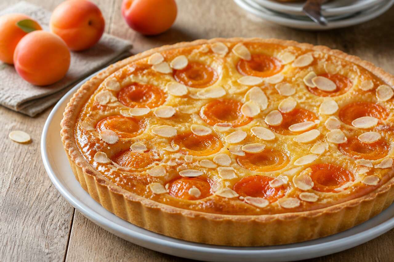 Tarte amandine aux abricots : recette gourmande