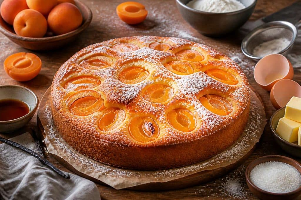 Gâteau aux abricots moelleux : recette facile et rapide