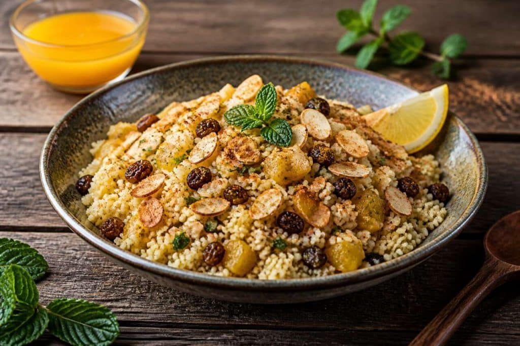 Recette de taboulé aux fruits frais et savoureux