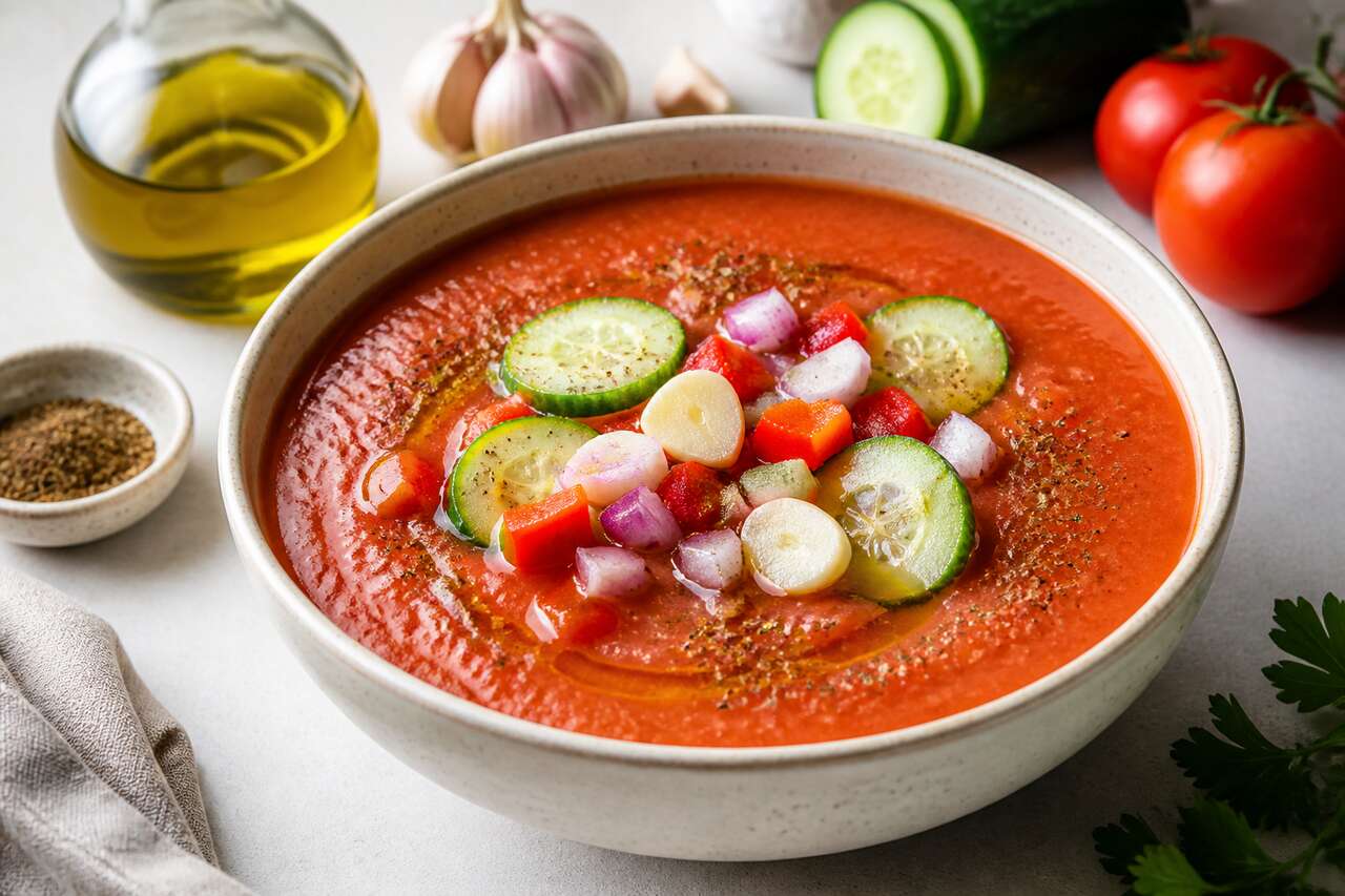 Recette gaspacho économique et savoureuse