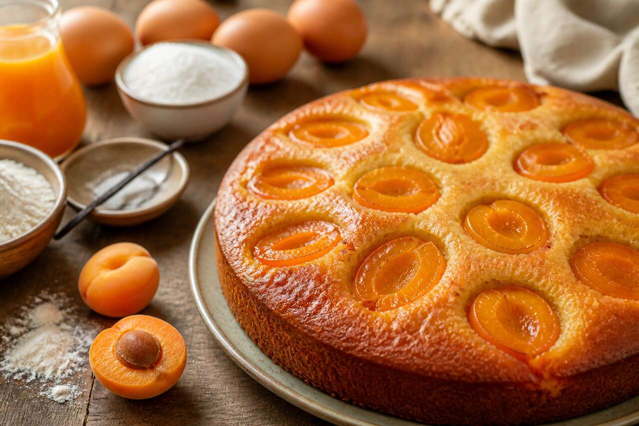 Cake moelleux aux abricots : recette facile et savoureuse