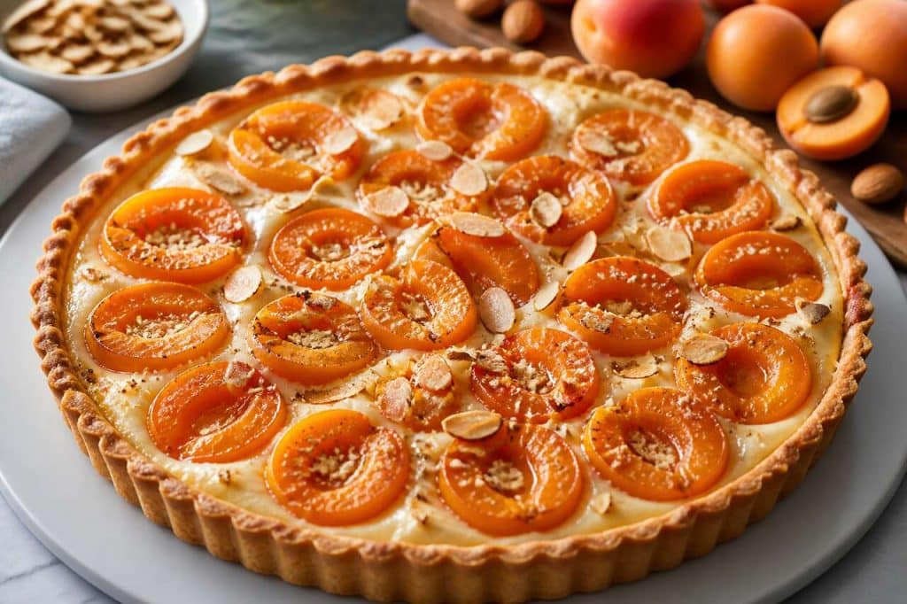 Tarte à l'abricot et crème d'amande : recette gourmande