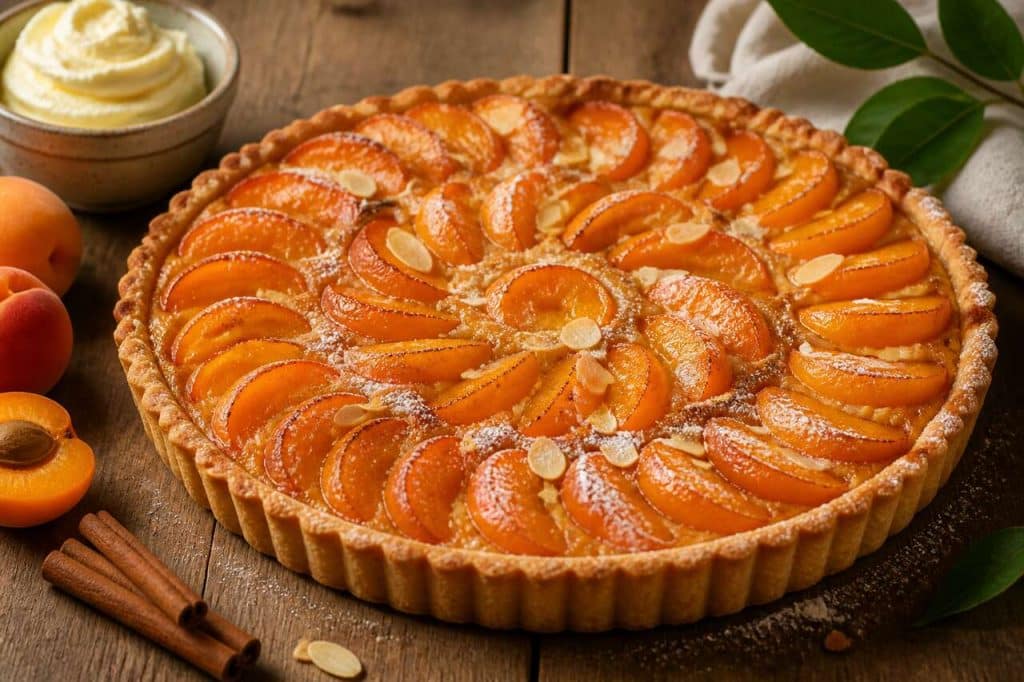 Tarte aux abricots et amandes : recette facile et savoureuse