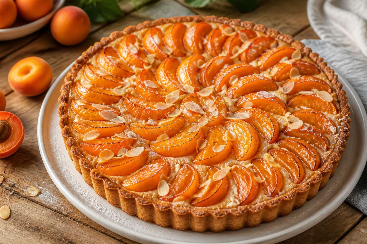 Tarte aux abricots et amandes : recette facile et gourmande