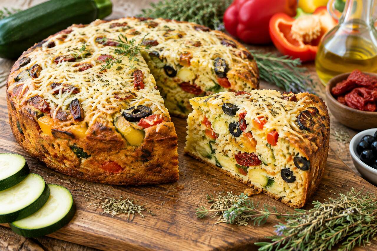 Recette de cake aux légumes du soleil : savourez l'été